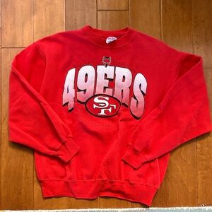 Vintage SF 49ers Red Sweater